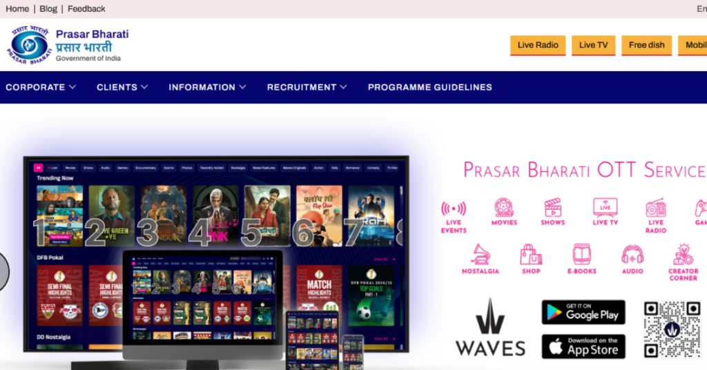 Prasar Bharati Banner