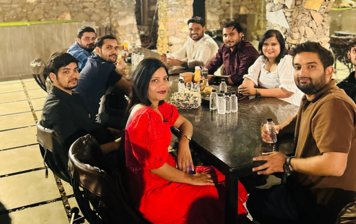 NSCSPL employees celebrating office occasion